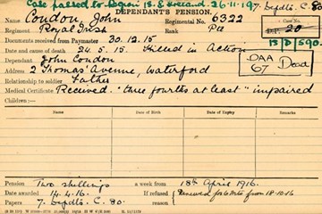 Ep. 94 – The Great War Pension Record Cards – David Tattersfield
