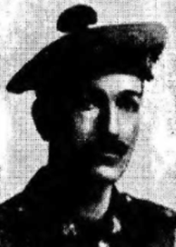 12 April 1917: L/Cpl. William Lennox Farquharson Holland