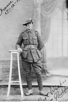 15 April 1918 : Lt Harold Hubert Thompson