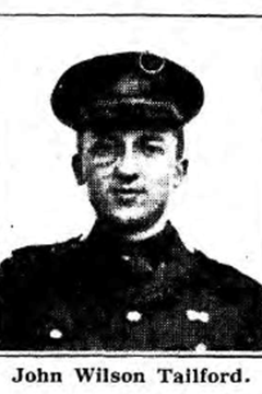 21 May 1917 : Capt. John Wilson Tailford M.C.