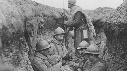 Across From The Parade Ground Soldiers Assessing The French Performance At The Somme The Western Front Association