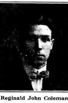 19 June 1917 : L-Cpl Reginald John Coleman