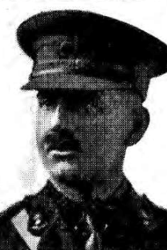 5 July 1918 : Brevet Lt Col William Bovet, Royal Engineers