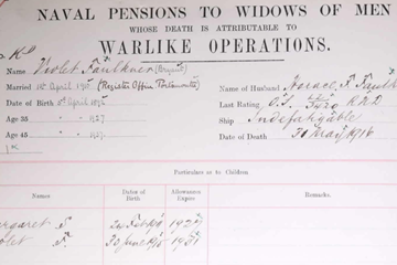How to use The Western Front Association's Pension Records to locate naval fatalities