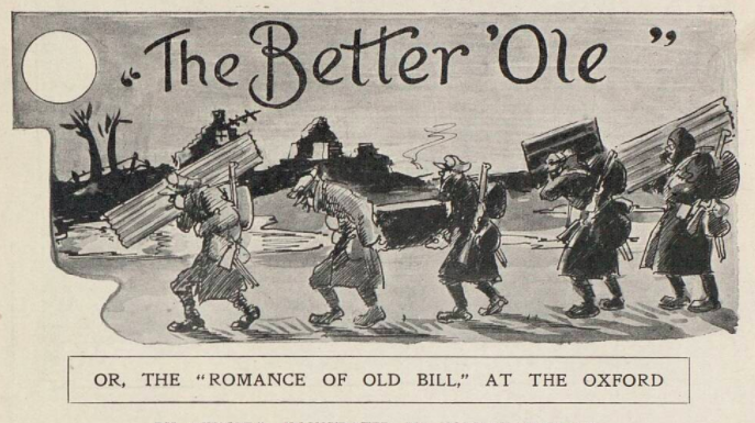 ‘The Better ‘Ole’  The Bystander, 15 August 1917
