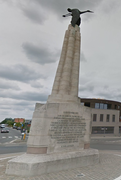 Guynemer Memorial Poelcapelle (C) Google Street View 2014