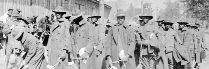 Black Soldiers at Camp Gordon, Georgia