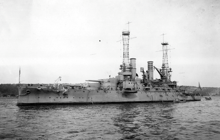 USS Michigan (BB-27) in 1912
