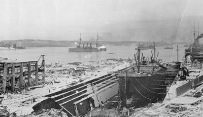 The Aftermath Of The Explosion At Halifax