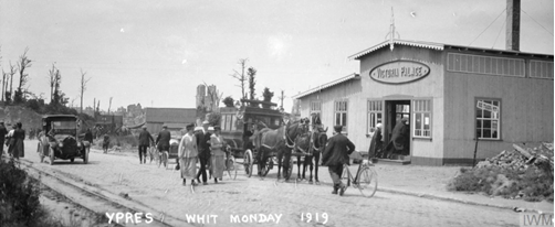 Victoria Palace, Ypres, Whit Monday, 1919. (c) IWM Q 100487