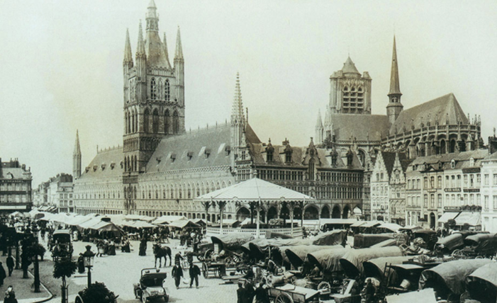 The Grand Market Place, Ypres 1914 (Antony of Ypres)