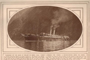 From cruiseship to armed merchant cruiser and spy catcher….