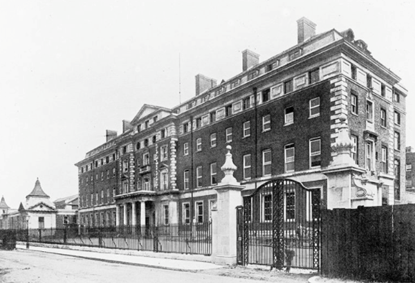 King's College Hospital Administration Building, early 20th century photo