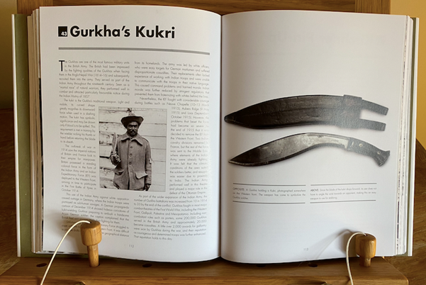 Gurkha's Kukri Double Page Spread