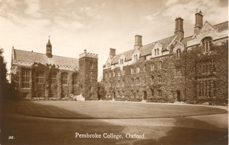 Pembroke College, Oxford during the First World War
