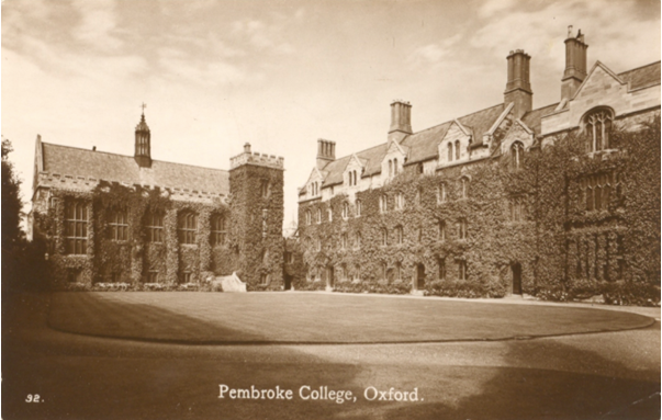 Pembroke College, Oxford during the First World War
