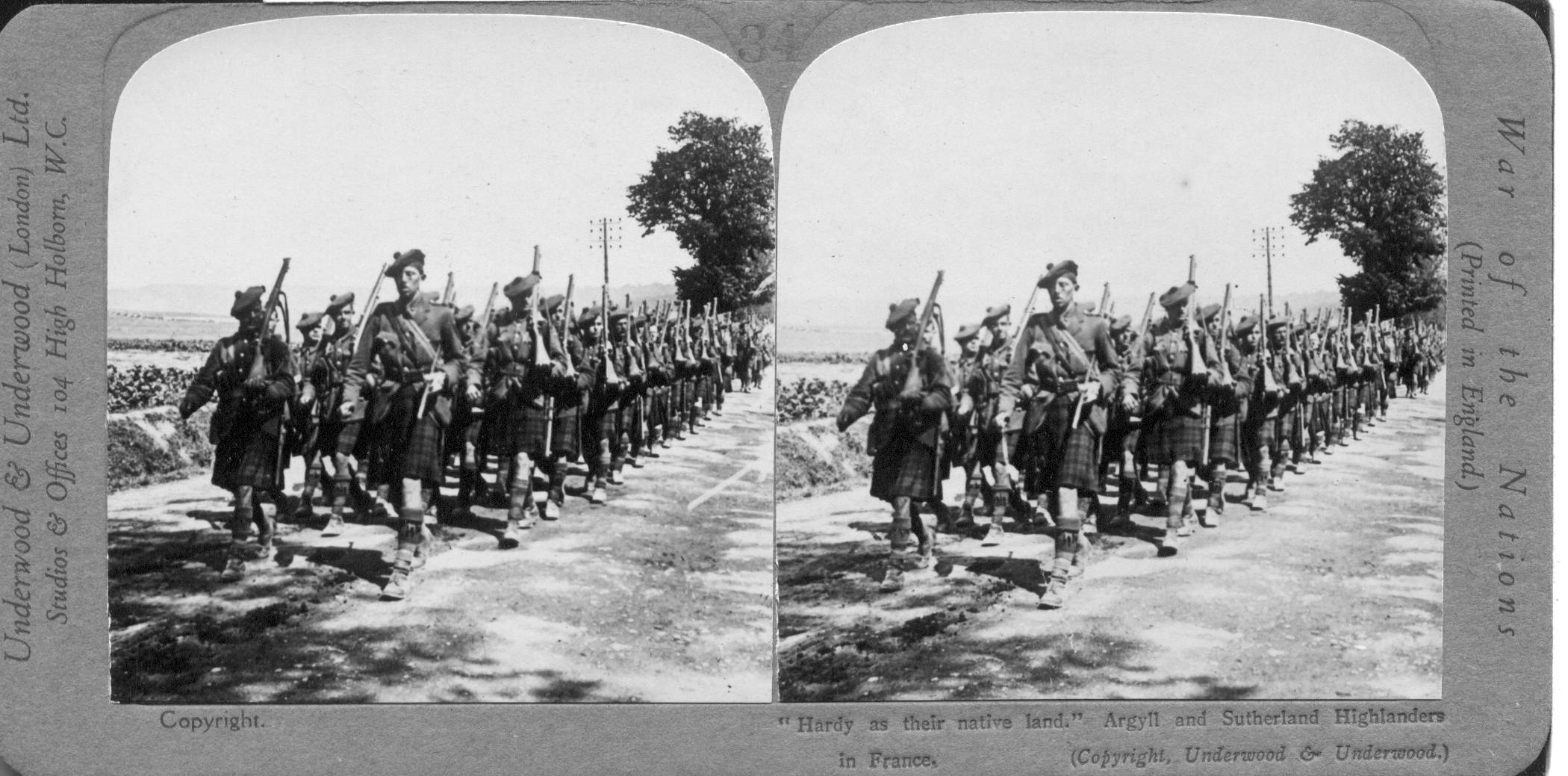 "Hardy as their native land." Argyll and Sutherland Highlanders In France