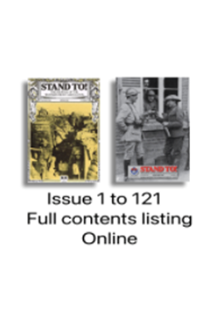 Stand To! 1 to 121 Full Contents Listing