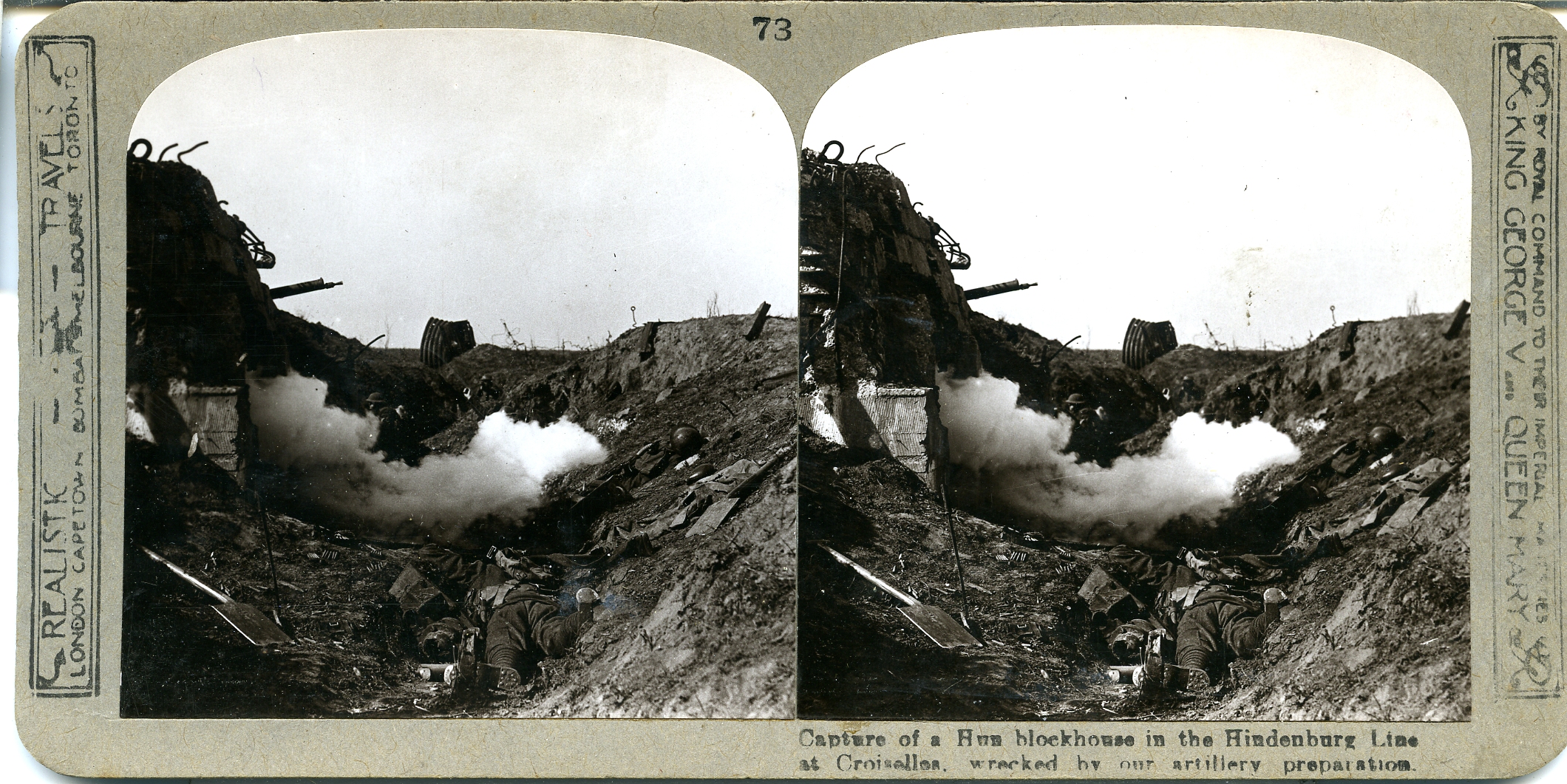 We smash the vaunted Hindenburg Line & seize a blockhouse shattered by our guns, Croiselles