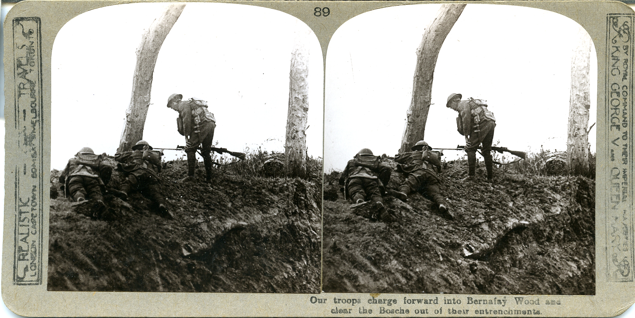 Troops clearing Polygon Wood
