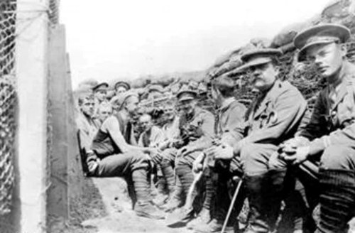 Trench photograph taken by a vest pocket Kodak
