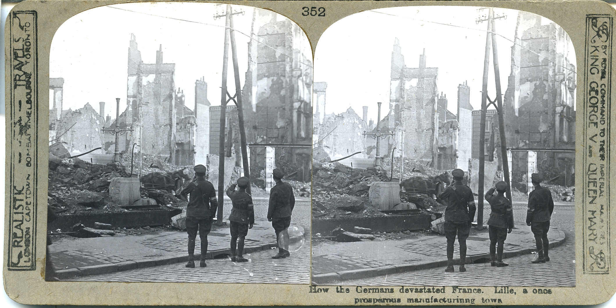 How the Germans devastated France. Lille, a once prosperous manufacturing town