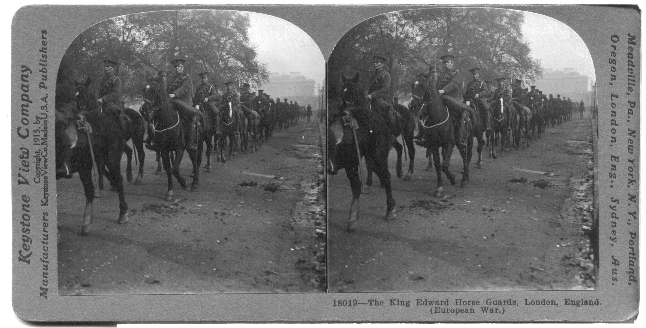 The King Edward Horse Guards, London, England (European War)