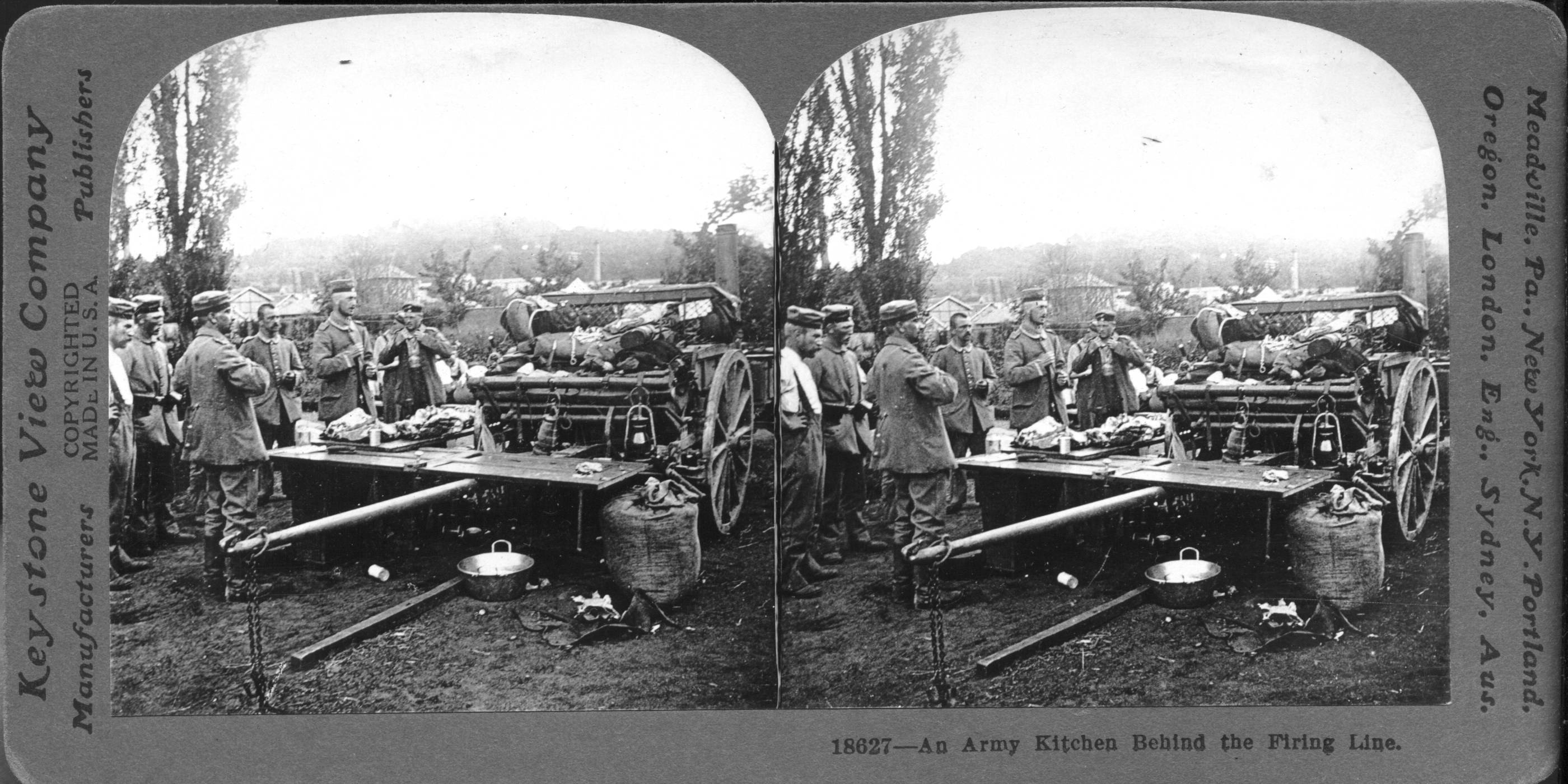 An Army Kitchen Behind the Firing Line