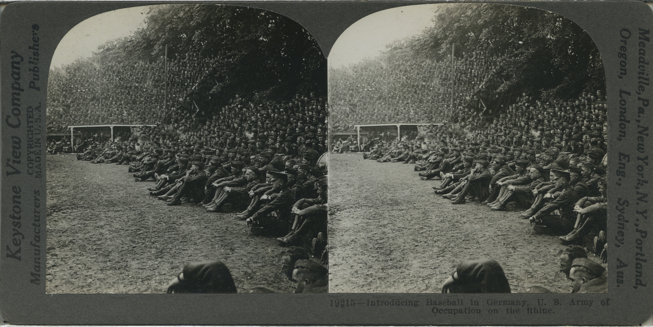 Introducing Baseball in Germany, U.S. Army of Occupation on the Rhine