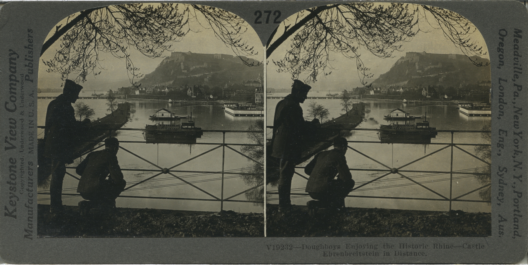 Doughboys Enjoying the Historic Rhine
