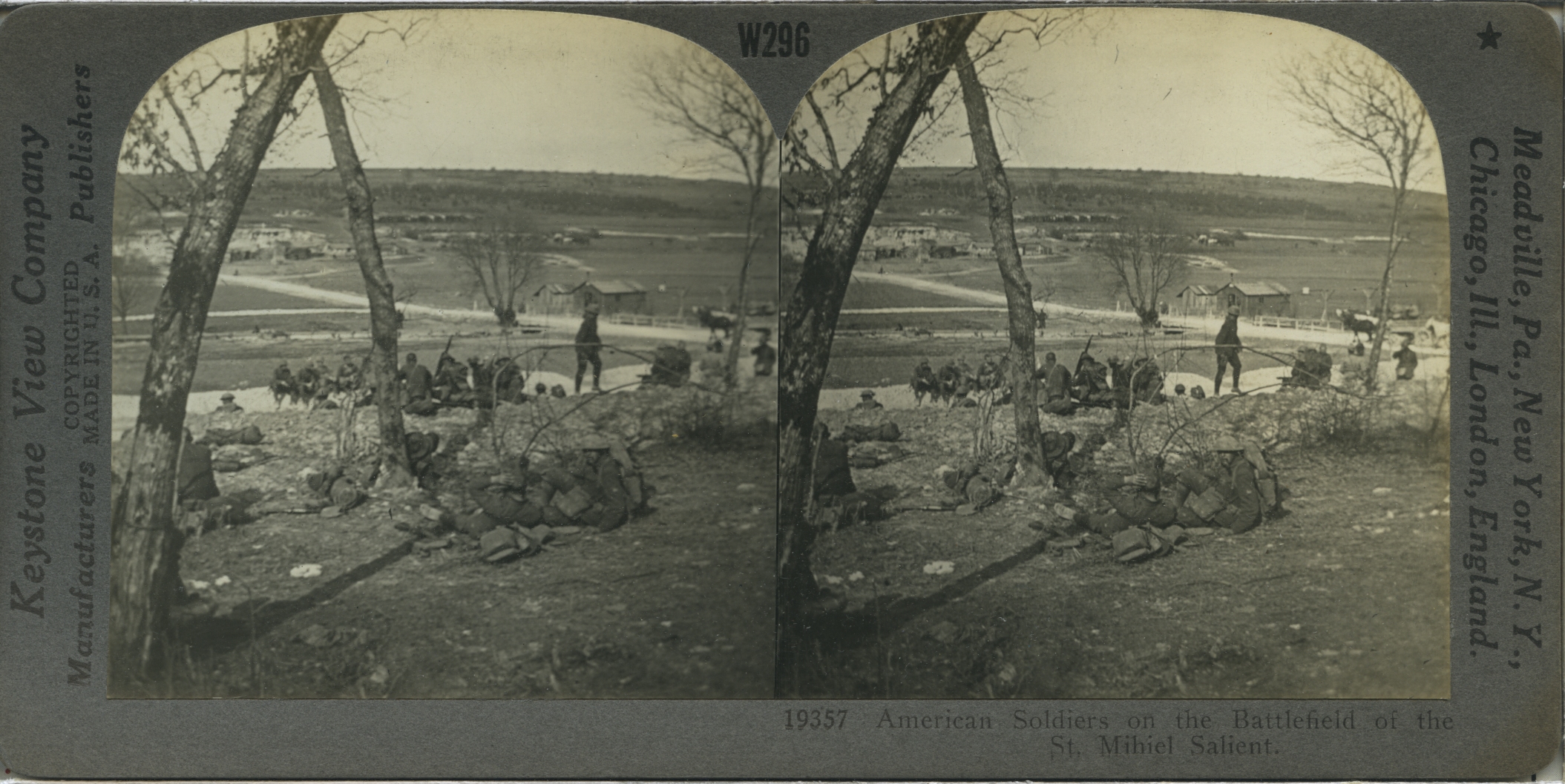 American Soldiers on the Battlefield of the St. Mihiel Salient