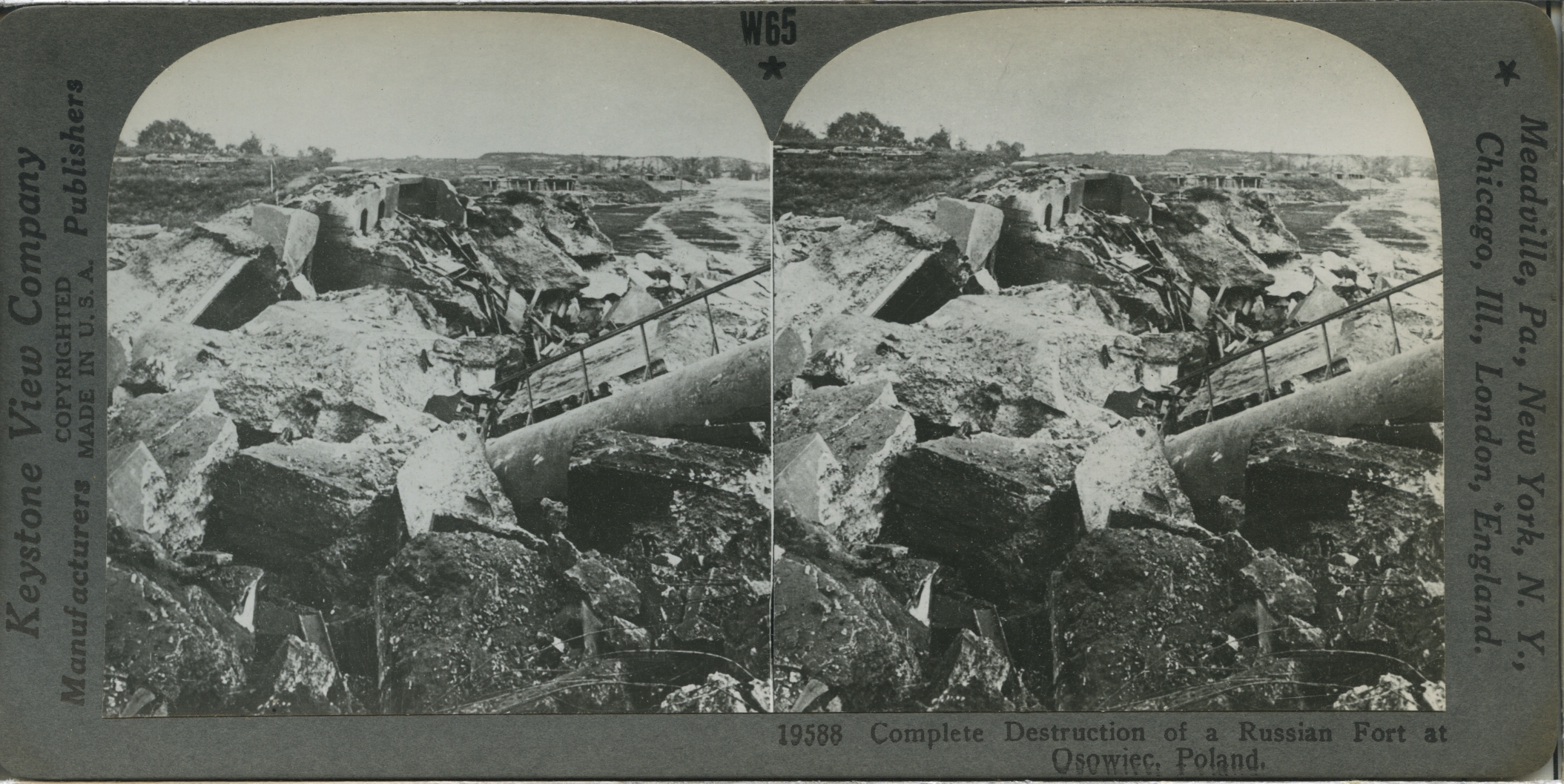 Complete Destruction of a Russian Fort at Osowiec, Poland