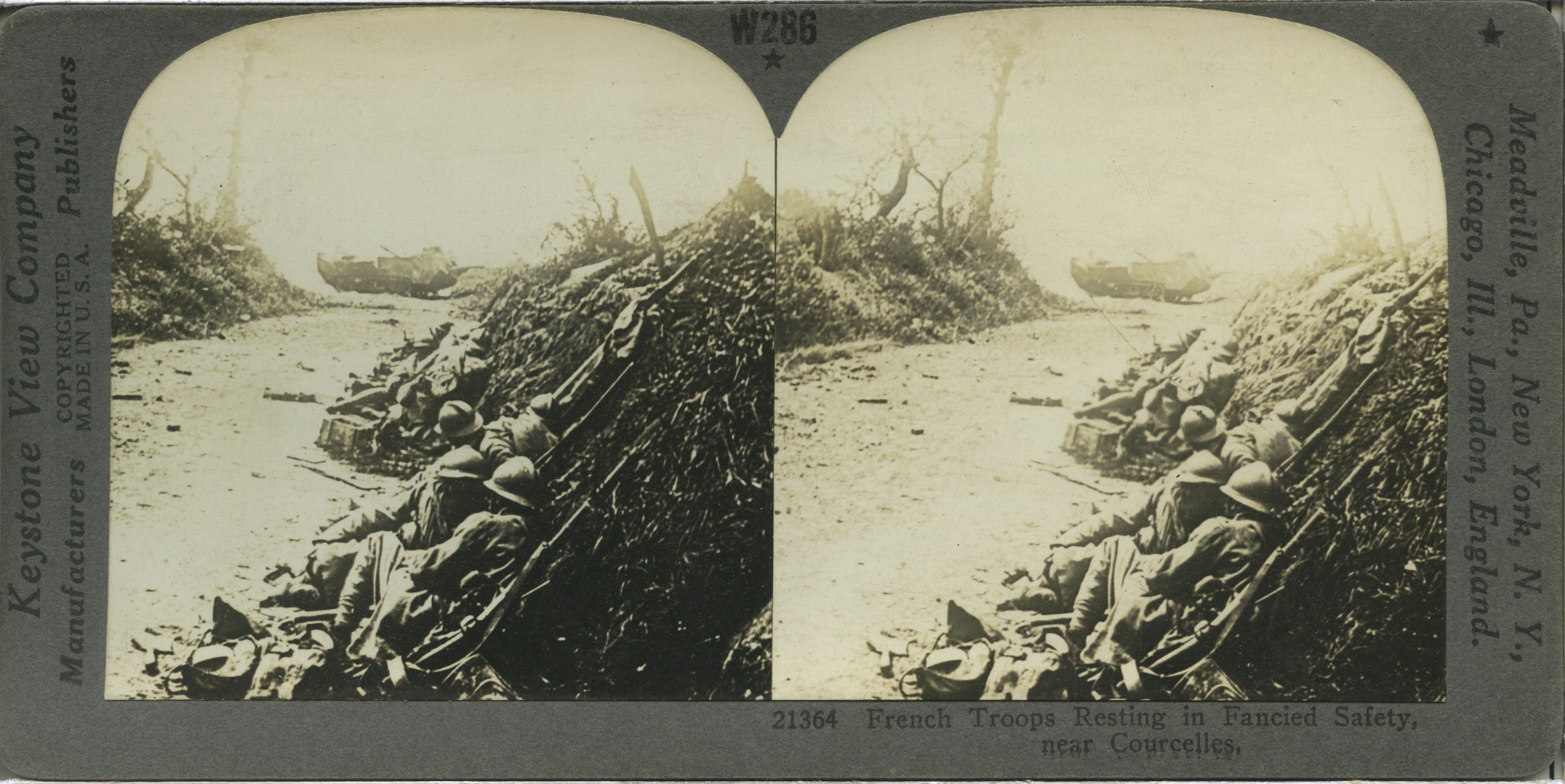 French Troops Resting in Fancied Safety, near Courcelles