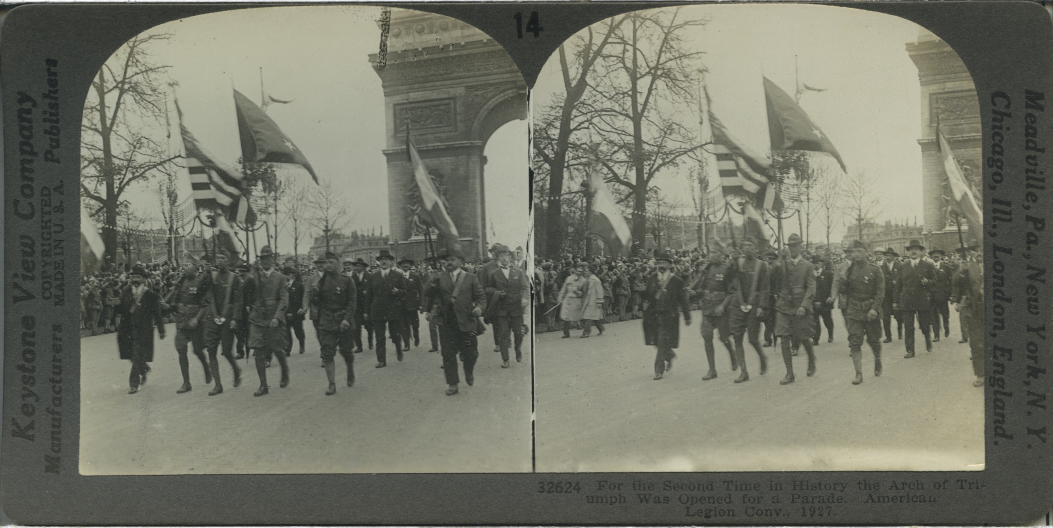 For the Second Time in History the Arch of Triumph Was Opened for a Parade. American Legion Conv., 1927
