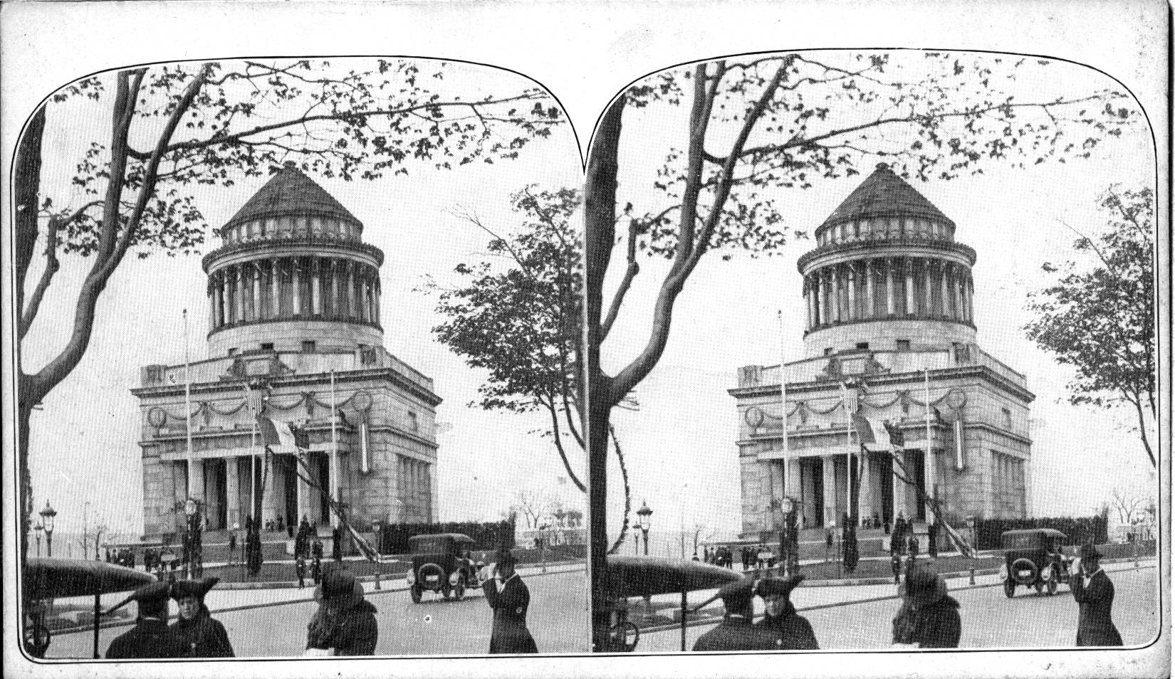 Grant's Tomb--Riverside Drive--New York City, on the Day Gen Joffre Visited It