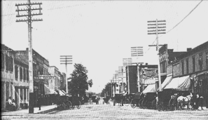 View of Water Street looking north, about 1900