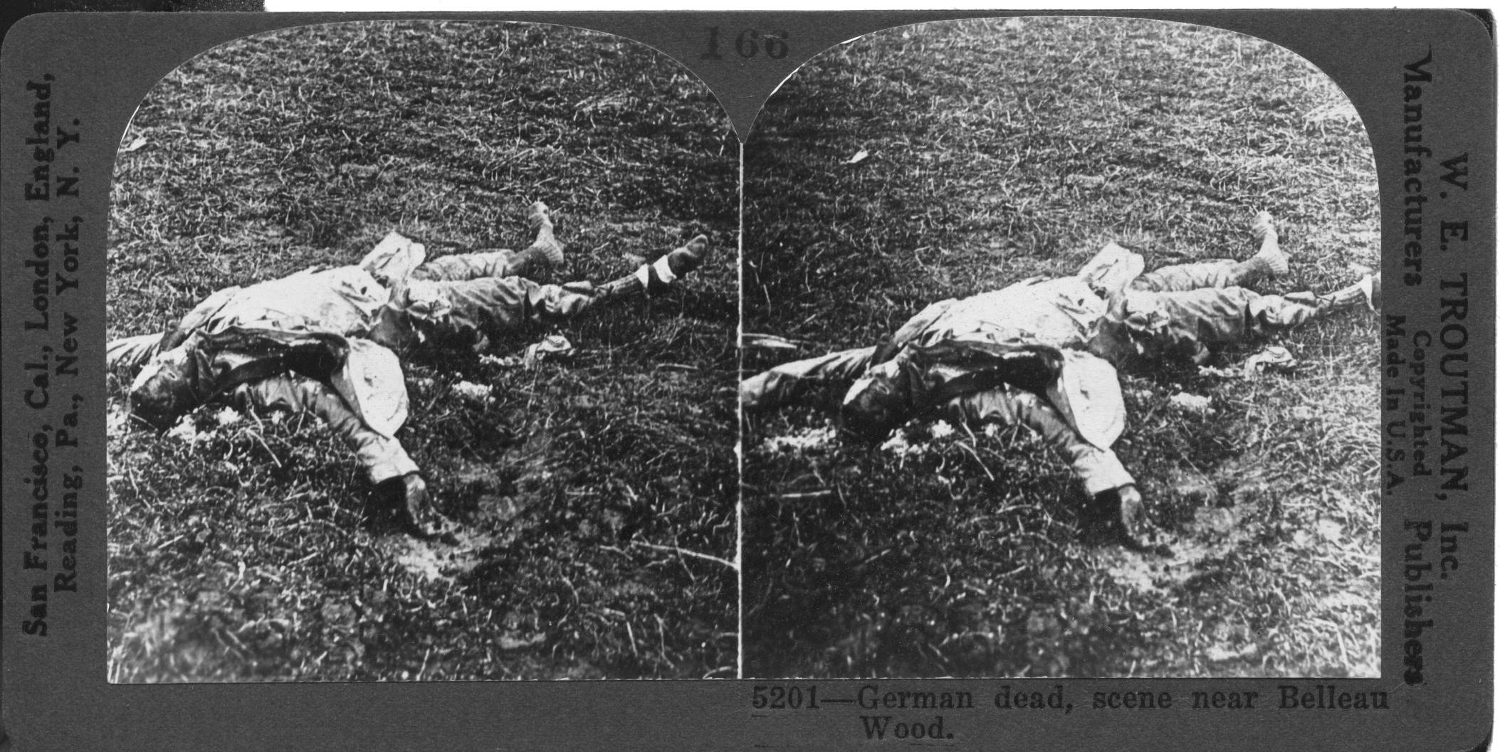 German dead, scene near Belleau Wood