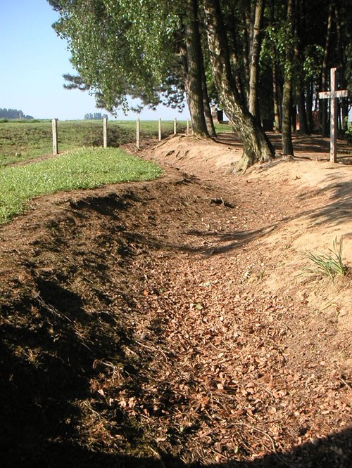 The British trenches at Serre 100 years on.