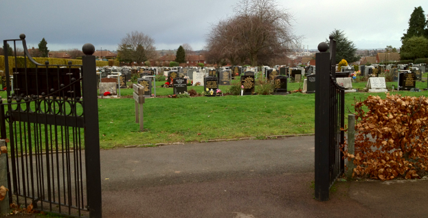 Hereford Cemetery © Copyright Robin Stott (Creative Commons Licence).