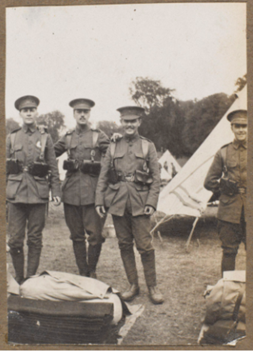 Members of the Inns of Court OTC at Berkhamstead, 1914 (C) National Army Museum