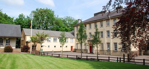 The 18th-century main building of The Cathedral School, Llandaff