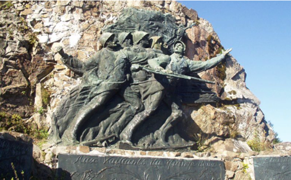 The memorial at Hartmannswillerkopf