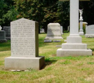 The Grave in New York of Major Ernest Arthur St George Bedbrook