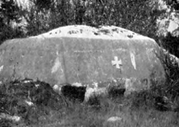 A German machine–gun emplacement on Blanc Mont Ridge, captured by the US 2nd Division, 3 October 1918