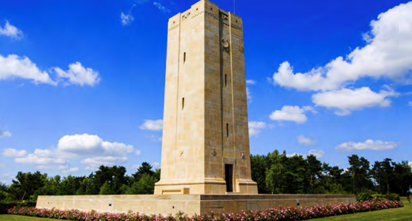 The American Battle Monuments Commission monument on Blanc Mont Ridge 1918, (Indiana University Press).
