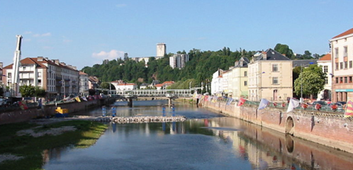 The river Moselle, Epinal