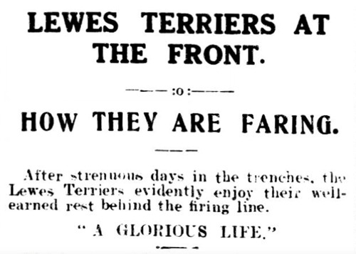 Sussex Agricultural Express 30 April 1915 (p.7) British Newspaper Archive