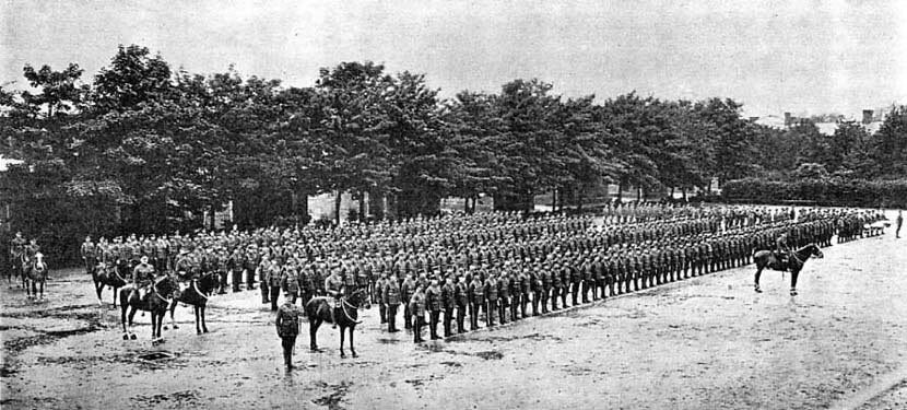2Nd Royal Munster Fusiliers At Tidworth In 1912 (Britishbattles.Com)