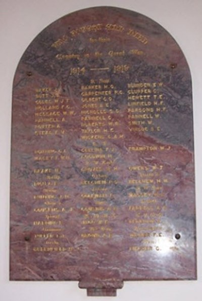 St. George's Church Memorial In Worthing