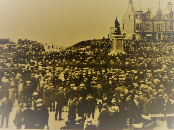 The Unveiling Of The Buckie War Memorial
